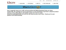 Tablet Screenshot of likenthescriptures.com